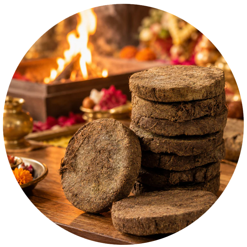 Cow Dung Cakes