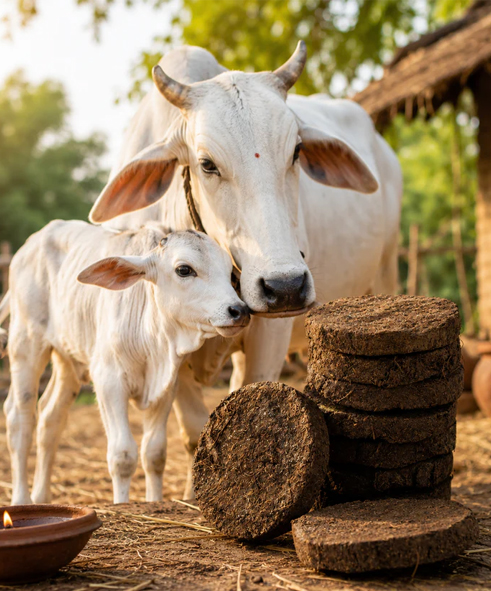Cow Dung Cake